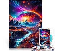 Puzzle da 1000 pezzi per adolescenti Cupola spaziale Giocattolo educativo intellettuale decomprimente Decorazioni e regali unici per la casa 75x50cm