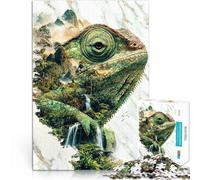Puzzle da 1000 pezzi per adolescenti Curiosità mimetizzata Per il divertimento in famiglia Decorazione murale Regali unici per compleanno e Natale 52x38cm