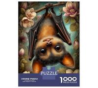 Puzzle Da 1000 Pezzi Per Adolescenti Cute Bat Hanging Upside Down Puzzle Per Adulti Gioco Per Famiglie Antistress Regali Di Compleanno E Unici 70x50cm/1000pcs