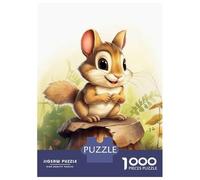 Puzzle Da 1000 Pezzi Per Adolescenti Cute Chipmunk Puzzle Per Adulti Gioco Rompicapo Analisi E Logica Aiuta Ad Allenare Il Cervello 70x50cm/1000pcs