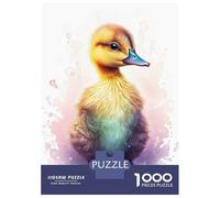 Puzzle Da 1000 Pezzi Per Adolescenti Cute Duckling Watercolor Puzzle Per Adulti Gioco Pratico Decorazione Murale Regali Per Amici E Familiari 52x38cm/1000pcs
