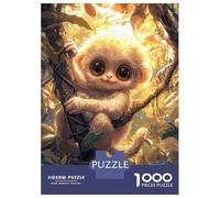 Puzzle Da 1000 Pezzi Per Adolescenti Cute Monkey in Jungle Puzzle Per Adolescenti Gioco Rompicapo Regali Per Donne Attività Divertenti A Casa 52x38cm/1000pcs