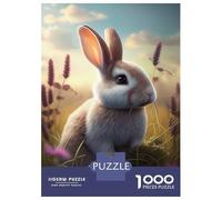 Puzzle Da 1000 Pezzi Per Adolescenti Cute Rabbit Forest Animal Puzzle Antistress Ma Divertente E Spiritoso Regali Unici Per Compleanno E Natale 52x38cm/1000pcs