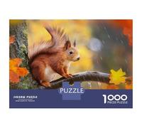 Puzzle Da 1000 Pezzi Per Adolescenti Cute Squirrel Fall Season Puzzle Per Adulti Gioco Per Famiglie Decorazione Perfetta Attività Divertenti A Casa 52x38cm/1000pcs