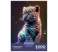 Puzzle Da 1000 Pezzi Per Adolescenti Cute Universe Baby Leopard Puzzle Per Adulti Gioco Per Famiglie Decorazione Perfetta Attività Divertenti A Casa 70x50cm/1000pcs