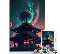 Puzzle da 1000 pezzi per adolescenti Cyberpunk Palace Decorazione per la casa Giocattoli Ottimo regalo per giochi educativi Migliora l'amore tra coppie Dimensioni 38x52cm