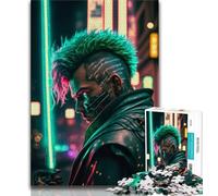 Puzzle da 1000 pezzi per adolescenti Cyborg Puzzle da 1000 pezzi interessante riduzione dello stress Interazione genitore-figlio 38x26cm