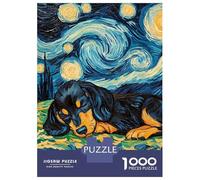 Puzzle Da 1000 Pezzi Per Adolescenti Dachshund Puppy Sleeping Puzzle Gioco Pratico Difficile Regali Per Amici E Familiari 38x26cm/1000pcs