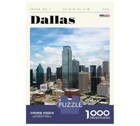 Puzzle Da 1000 Pezzi Per Adolescenti Dallas Texas Travel Art Puzzle Per Adulti Gioco Pratico Assemblaggio Di Modelli Per Compleanno, Natale 70x50cm/1000pcs