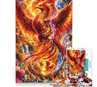 Puzzle da 1000 pezzi per adolescenti "Dalle ceneri il potere risorge", giocattolo decorativo da parete, per divertimento in famiglia, per rafforzare l'amore tra le coppie 50x75cm