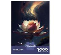 Puzzle Da 1000 Pezzi Per Adolescenti Dancing Lotus Flower Oasis Puzzle Per Adulti Gioco Pratico Decorazione Murale Regali Per Amici E Familiari 38x26cm/1000pcs