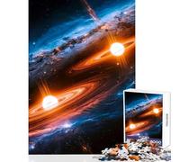 Puzzle da 1000 pezzi per adolescenti Danza cosmica delle stelle Giocattoli antistress Regali per donne Uomini Gioco impossibile Interessante riduzione dello stress Dimensioni 38x26cm