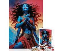 Puzzle da 1000 pezzi per adolescenti danzatrice del vuoto divina Kali decorazione per la casa giocattoli regali di compleanno gioco impossibile per compleanno Natale dimensioni 38x26cm