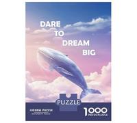 Puzzle Da 1000 Pezzi Per Adolescenti Dare To Dream Big Puzzle Giocattolo Decorazione Da Parete Sfida Difficile Regalo Di Compleanno, Regali, 70x50cm/1000pcs