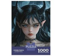 Puzzle Da 1000 Pezzi Per Adolescenti Dark Elf Beauty -1 Puzzle Per Adolescenti Giochi Rilassanti Corsa Di Velocità Manuale Aiuta Ad Allenare Il Cervello 70x50cm/1000pcs