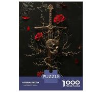 Puzzle Da 1000 Pezzi Per Adolescenti Dark Fantasy Sword Puzzle Giochi Rilassanti Ma Divertenti E Spiritosi Regalo Di Compleanno, Regali, 52x38cm/1000pcs