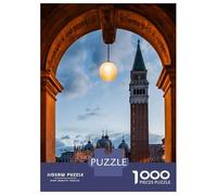 Puzzle Da 1000 Pezzi Per Adolescenti Dawn at Piazza San Marco Puzzle Per Adulti Giocattoli Antistress Regalo Di Compleanno Divertimento A Casa Attività, 52x38cm/1000pcs