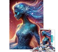 Puzzle da 1000 pezzi per adolescenti Dea Astrale gioco rompicapo per adulti taglio di precisione difficile e stimolante (dimensioni 38x26cm)
