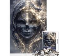 Puzzle da 1000 pezzi per adolescenti Dea cibernetica tra le nuvole Decorazione per la casa Giocattoli Regalo Compleanno Gioco pratico Interazione genitore-figlio Dimensioni 38x26cm