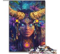 Puzzle da 1000 pezzi per adolescenti, Dea del Toro, gioco stimolante, giocattoli, decorazioni da parete, regali unici per compleanno e Natale (dimensioni 26x38cm)