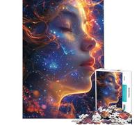 Puzzle da 1000 pezzi per adolescenti Dea della Polvere di Stelle Fortunata Sfida Educativa Giocattolo Fai-da-te per le Vacanze in Casa Adatto a ragazzi dai 14 anni in su (38x26cm)