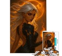 Puzzle da 1000 pezzi per adolescenti Dea Fenice con Palla di Fuoco Gioco per famiglie Giocattolo avvincente per coltivare la pazienza Regalo divertente Difficile (Dimensioni 75x50cm)
