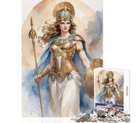 Puzzle da 1000 pezzi per adolescenti Dea Guerriera Dorata Giocattoli Antistress Regali di Babbo Natale Segreto Gioco Pratico Interazione Genitori-Figli Dimensioni 50x75cm