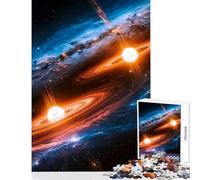 Puzzle da 1000 pezzi per adolescenti decorazione da parete con danza cosmica delle stelle ottimo regalo per giochi educativi ogni pezzo è unico - dimensioni 38x52cm