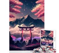 Puzzle da 1000 pezzi per adolescenti decorazione da parete giocattolo "Montagna dei sogni" ottimo regalo per giochi educativi ogni pezzo è unico - Dimensioni 38x26cm