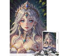 Puzzle da 1000 pezzi per adolescenti decorazione per la casa con motivo a regina reale di lusso regalo di compleanno gioco rompicapo lista dei desideri con Babbo Natale dimensioni 38x52cm