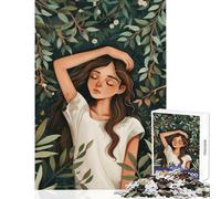 Puzzle da 1000 pezzi per adolescenti decorazione per la casa con prato da sogno giocattoli regali di Babbo Natale segreto gioco educativo aiuta a esercitare il cervello dimensioni 50x75cm