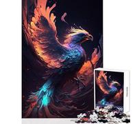 Puzzle da 1000 pezzi per adolescenti decorazione per la casa uccello fenice giocattoli regalo per compleanni giochi per famiglie stimolazione intellettuale dimensioni 38x26cm