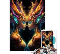 Puzzle da 1000 pezzi per adolescenti Dee Gemelle della Luce gioco divertente decorazione perfetta regalo per tutta la famiglia (dimensioni 50x75cm)
