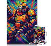 Puzzle da 1000 pezzi per adolescenti Deep Galactic Drill Robot Abstract Art Learning Educational Impossible Game Regalo di compleanno (dimensioni 38x26cm)