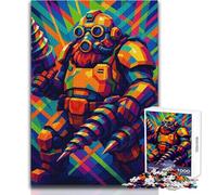 Puzzle da 1000 pezzi per adolescenti Deep Galactic Drill Robot Abstract Art Learning Educational Impossible Game Regalo di compleanno (dimensioni 50x75cm)