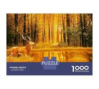 Puzzle Da 1000 Pezzi Per Adolescenti Deer in The Forest 2 Puzzle Per Adulti Giochi Rilassanti Analisi E Logica Regali Di Natale E Compleanno 70x50cm/1000pcs