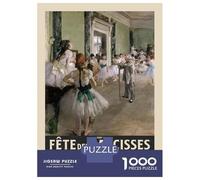 Puzzle Da 1000 Pezzi Per Adolescenti Degas Ballet Class Puzzle Per Adulti Gioco Per Famiglie Un'opera D'arte Regali Unici Per Compleanni E Occasioni Speciali 38x26cm/1000pcs