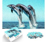 Puzzle da 1000 pezzi per adolescenti Delfino Aiuta il cervello ad allenare i giocattoli che creano dipendenza per coltivare la pazienza grande regalo 38x52cm