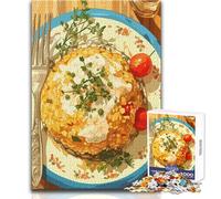 Puzzle da 1000 pezzi per adolescenti Delizioso risotto con pomodorini Gioco di sfida unico Sfida difficile Regalo per compleanni Dimensioni 38x52cm