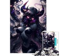 Puzzle da 1000 pezzi per adolescenti Demone Vuoto Signora Sfida da completare Gioco fai da te impegnativo per ragazzi dai 14 anni in su 50x75cm