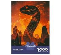 Puzzle Da 1000 Pezzi Per Adolescenti Desert Serpent Puzzle Per Adulti Gioco Rompicapo Analisi E Logica Aiuta Ad Allenare Il Cervello 70x50cm/1000pcs