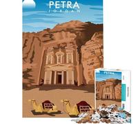 Puzzle da 1000 pezzi per adolescenti design di Petra Jordan poster che stimola l'intelligenza giocattolo educativo avvincente difficile ottimo regalo (dimensioni 38x26cm)