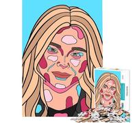 Puzzle da 1000 pezzi per adolescenti di Chloé Grace Moretz gioco interattivo educativo sfida e regalo per donne e uomini decorazione per la casa (dimensioni 38x26cm)