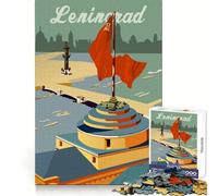 Puzzle da 1000 pezzi per adolescenti di Leningrado,stimolante per la memoria,per un momento di relax e svago Taglio netto (50x75cm)