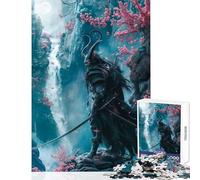 Puzzle da 1000 pezzi per adolescenti Diavolo Samurai Shogun Giocattoli antistress Regalo di compleanno Giochi educativi interessanti Riduzione dello stress Dimensioni 50x75cm
