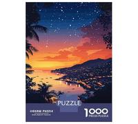 Puzzle Da 1000 Pezzi Per Adolescenti Dili, Timor Leste at Sunset Puzzle Per Adulti Gioco Pratico Vacanza A Casa Passa Il Tempo Aiuta Ad Allenare Il Cervello 38x26cm/1000pcs