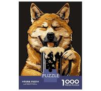 Puzzle Da 1000 Pezzi Per Adolescenti Dingo Beer Puzzle Per Adulti Gioco Pratico Antistress Regali Per Amici E Familiari 38x26cm/1000pcs
