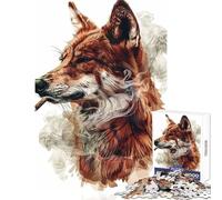 Puzzle da 1000 pezzi per adolescenti Dingo Cannabis Smoking Toy Decorazione da parete Ottimi regali e giocattoli Gioco pratico con poster abbinato e quiz Dimensioni foglio 38x52cm