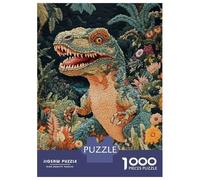 Puzzle Da 1000 Pezzi Per Adolescenti Dinosaur in Bloom Puzzle Per Adolescenti, Rompicapo, Gioco Di Modelli, Assemblaggio, Unici, Compleanno E Regali 70x50cm/1000pcs