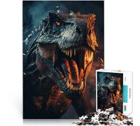 Puzzle da 1000 pezzi per adolescenti Dinosauro arrabbiato Giocattolo educativo intellettuale decomprimente Regalo divertente 50x70cm